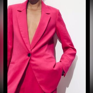 Zara Women's Red Blazer